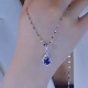 紫气东来项链女2026新款 水滴吊坠小众设计百搭不掉色锁骨链 潮爆款