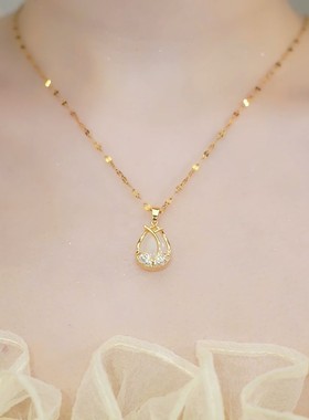 钛钢女郁金香不掉色时尚百搭网红