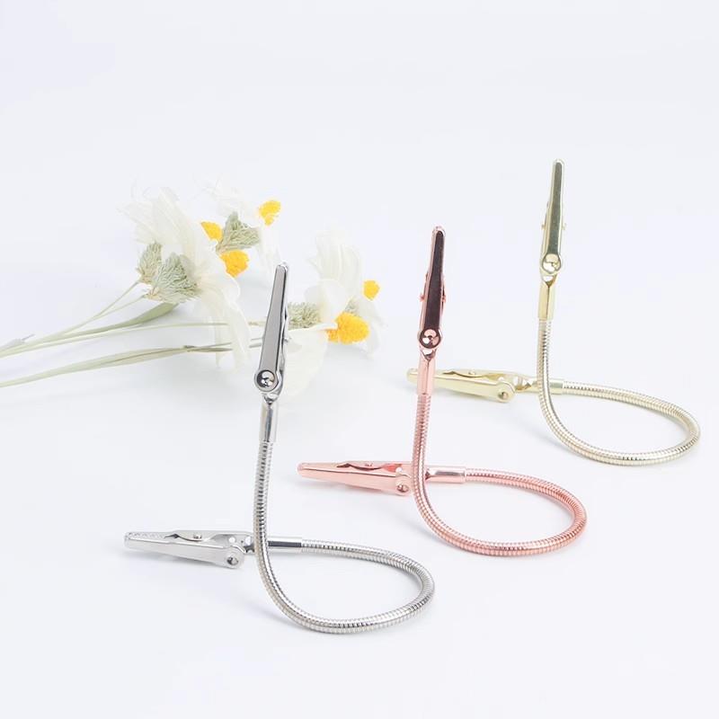 【下单立减50】桌面留言夹立式装饰便签夹照片夹子卡片夹双头夹