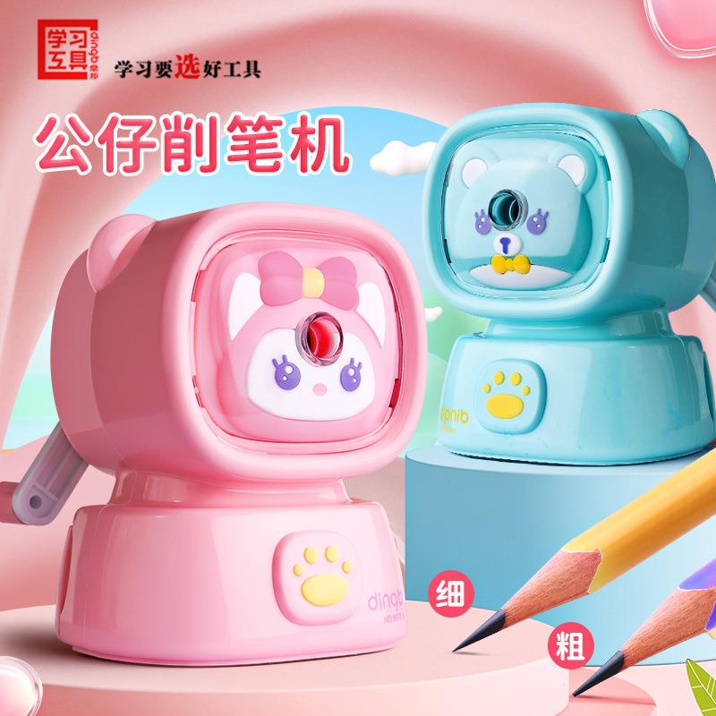 创意公仔削笔机卷笔刀卡通儿童转笔刀手摇铅笔刀小学生削笔器