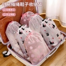 包 罩靴罩鞋 印花抽绳鞋 子收纳袋便携旅行内衣防尘袋家用高颜值鞋