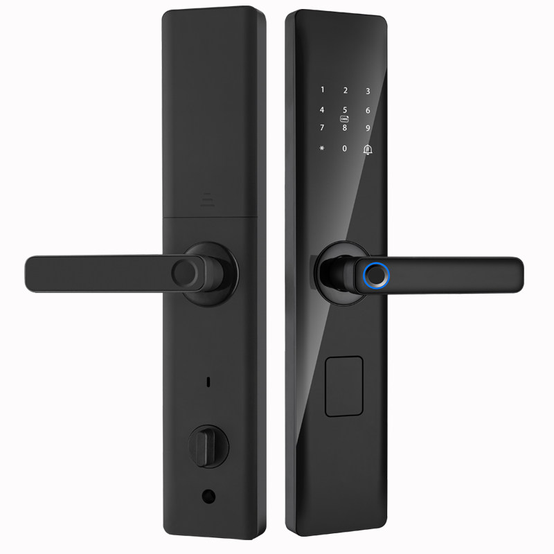 thumbnail for One-Touch Fingerprint Lock, Apartment Password Lock, B&B Smart Lock, Home Anti-Theft Lock, Hotel Digital Card Lock, New Style
