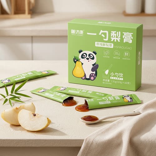 膳济康一勺梨膏枇杷秋梨膏酥梨萃砀山梨膏泡水儿童成人便携正品