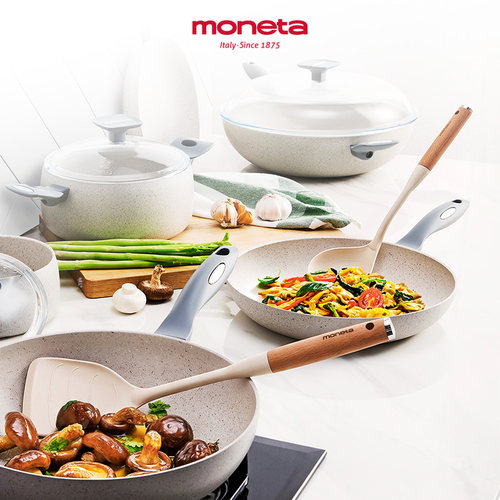 Moneta食品级硅胶铲不粘锅专用炒菜铲子汤勺铲炒勺耐高温硅胶锅铲