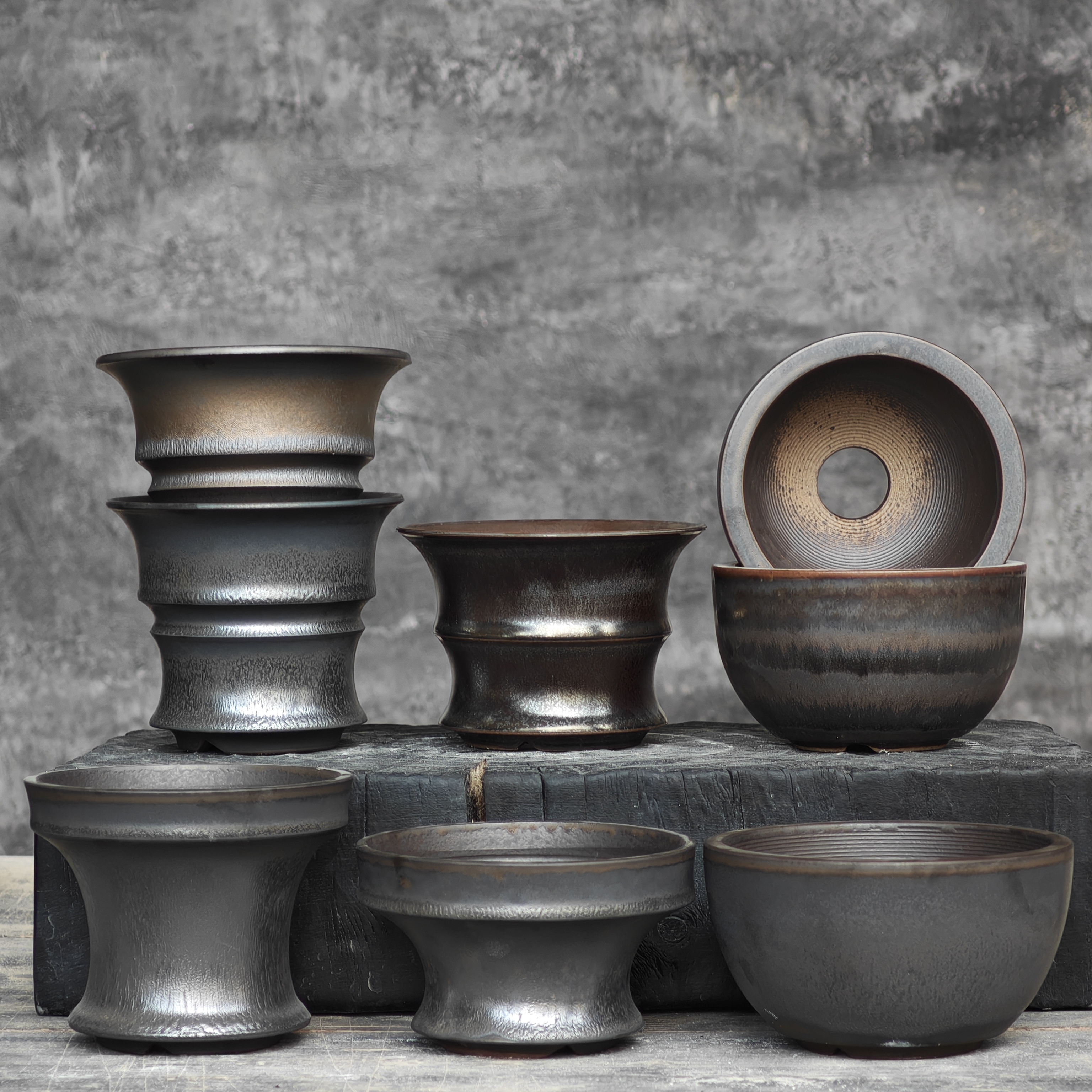 块根手工陶瓷花盆/多肉仙人球沙生植物/透气小号福利盆合集/顺丰