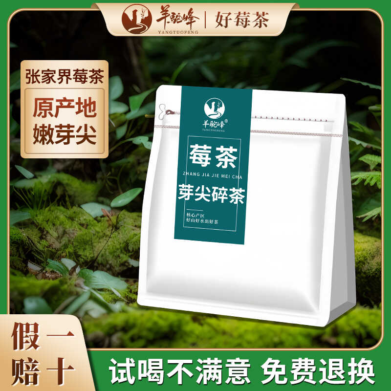 羊驼峰芽尖莓茶养生茶免费试喝