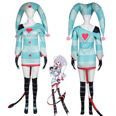 Fizzarolli菲兹罗利cos服万圣节新款极恶老大小丑恶魔cos表演服装