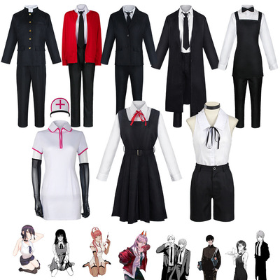 电锯人cos服三鹰朝恶魔猎人帕瓦吉田宽文玛奇玛cosplay 电锯人cos