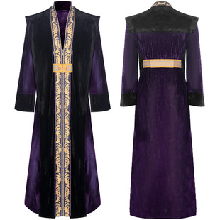 HLBT欧美影视cos服 阿布思邓布利多cos服 万圣节学院校长cosplay