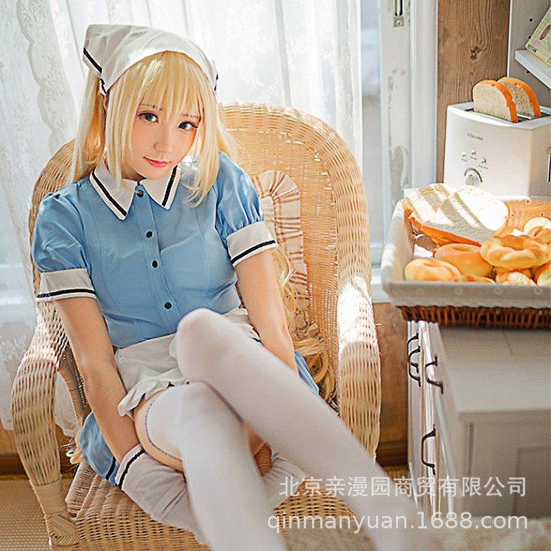 【亲漫园】调教咖啡厅日向夏帆cos服女仆酒吧快餐工作cosplay服装