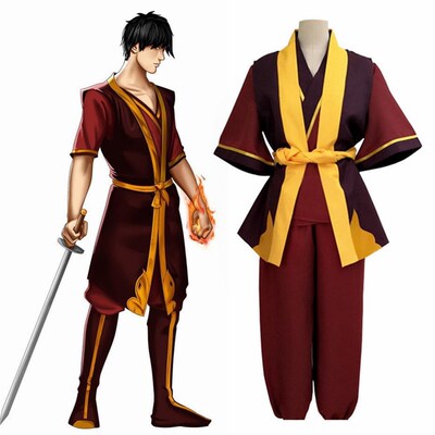 降世神通气宗cos烈火国祖寇王子祖克长短款cosplay魔法