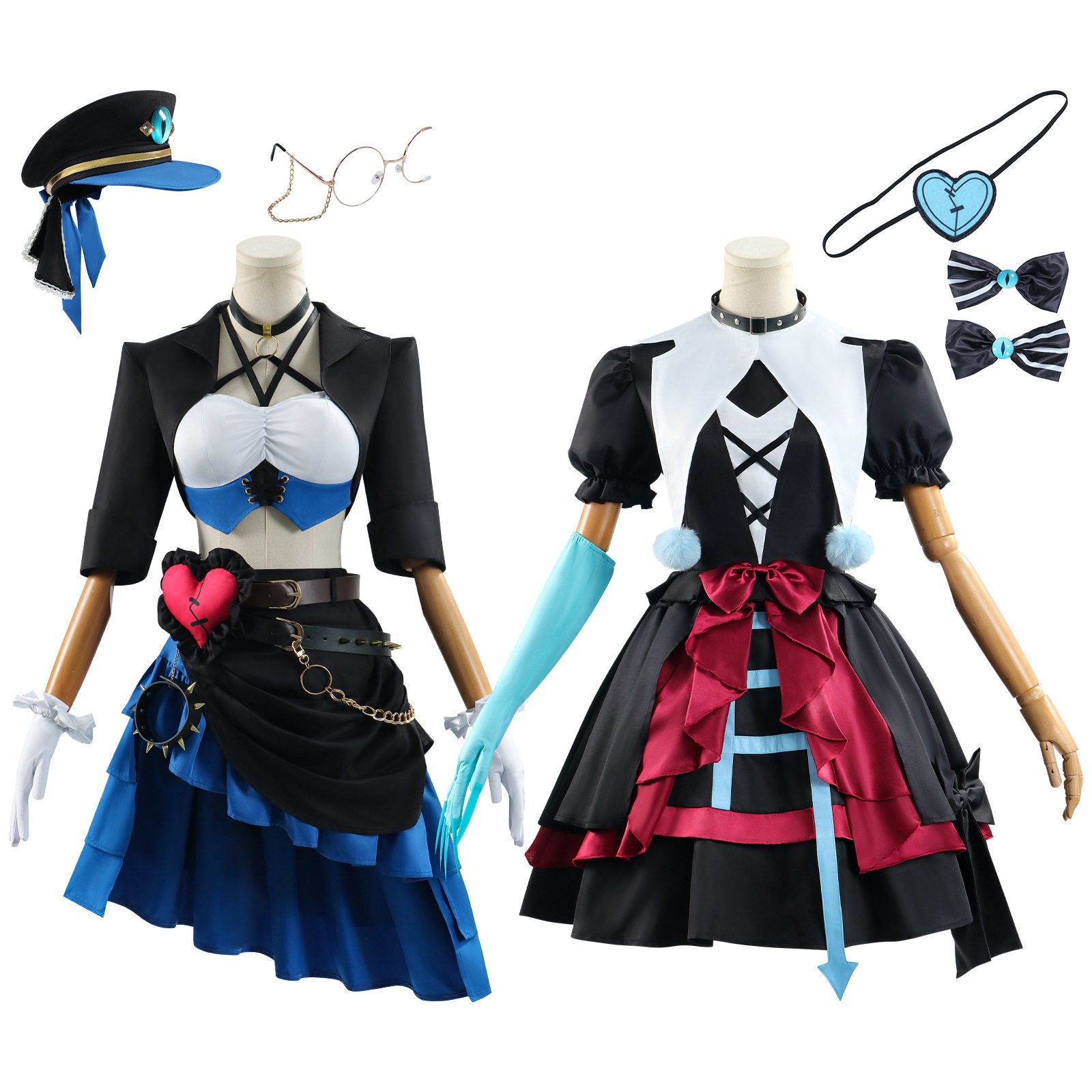 漫多蛋仔派对cos服逃出惊魂夜魔警艾琳哑女斯黛拉cosplay游戏服装