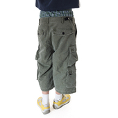 尼龙洗水做旧四袋七分短裤 CRICLE CAGE环洞