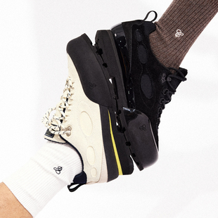 CRICLE CAGE环洞 ARNICA复古户外登山徒步休闲反毛皮系带低帮鞋