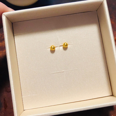 伊灿S999纯银养耳洞女睡觉免摘