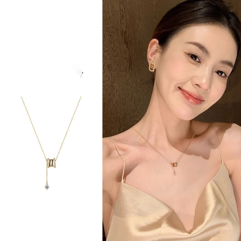 伊灿女金色小蛮腰项链小香风颈链