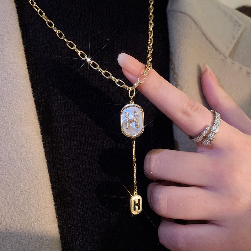 伊灿长款毛衣项链女长款百搭