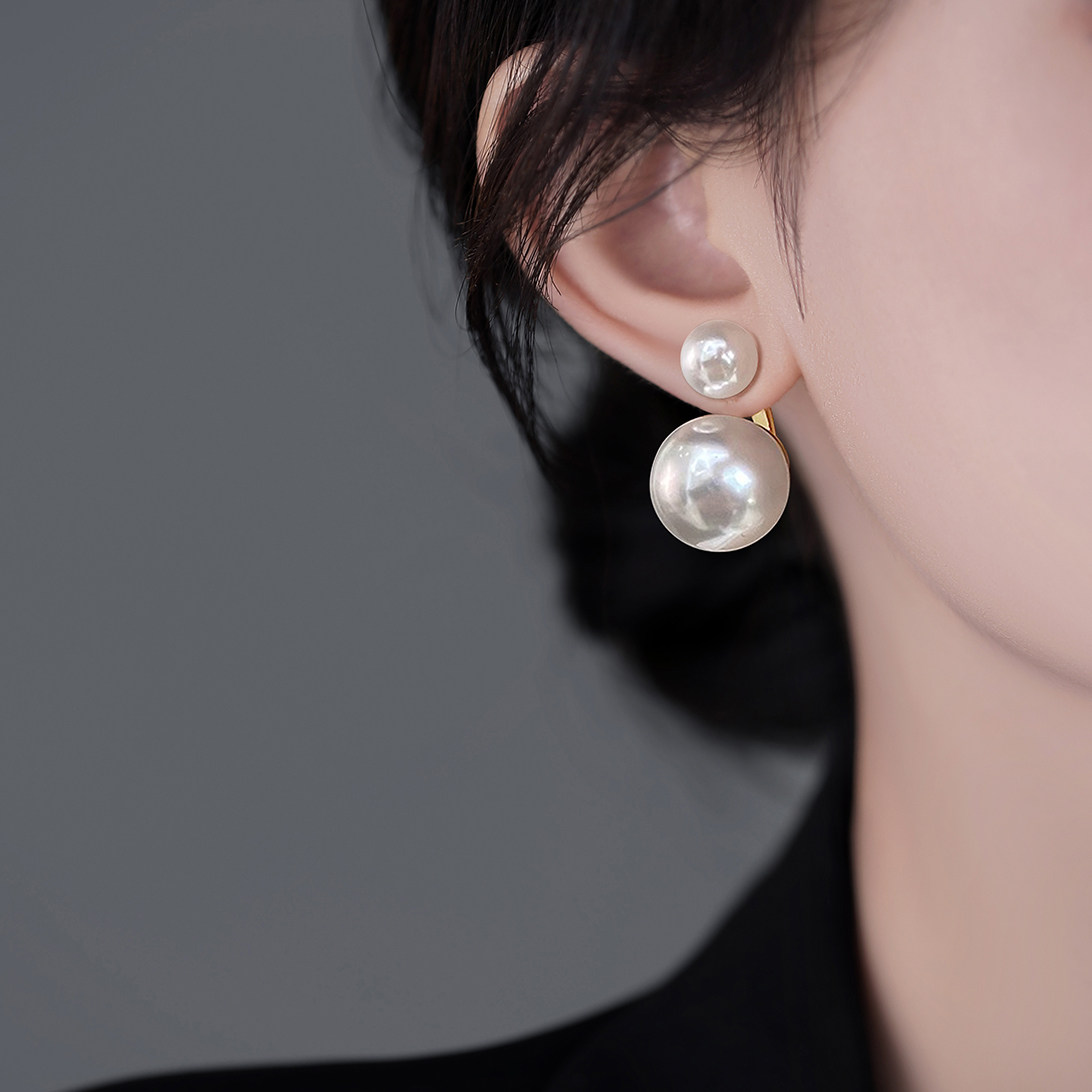 一款两戴大珍珠耳钉女高级感耳环气质耳坠2025年新款爆款纯银耳饰,饰品/流行首饰/时尚饰品新,耳钉,淘宝优惠券,粉丝福利购,淘宝优惠卷