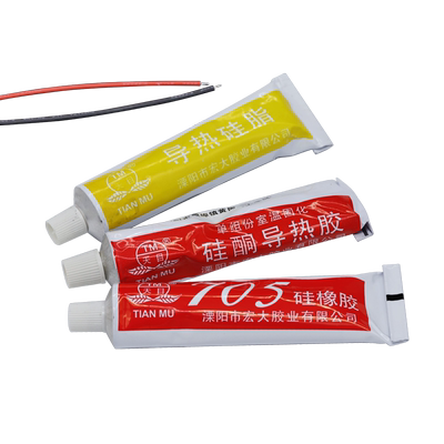 LED灯珠导热硅脂固化胶水硅胶线