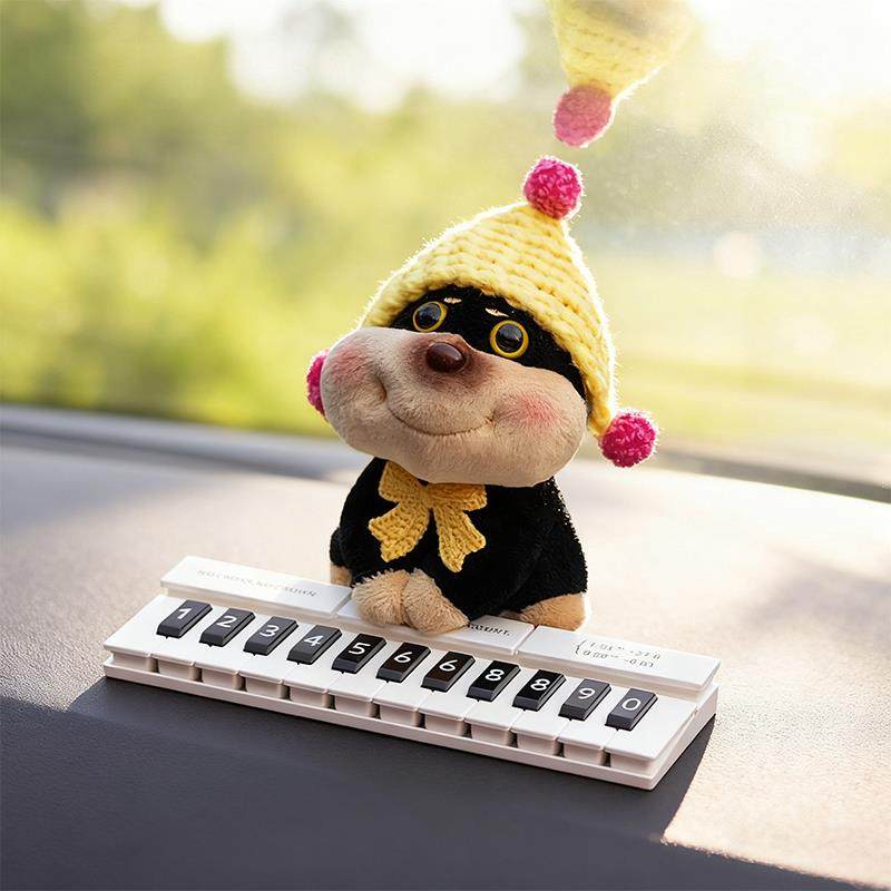 可爱蜜蜂狗女生临时停车号码牌挪车电话高级感卖萌创意卡通移车牌,汽车用品/电子/清洗/改装,停车号码牌,淘宝优惠券,粉丝福利购,淘宝优惠卷