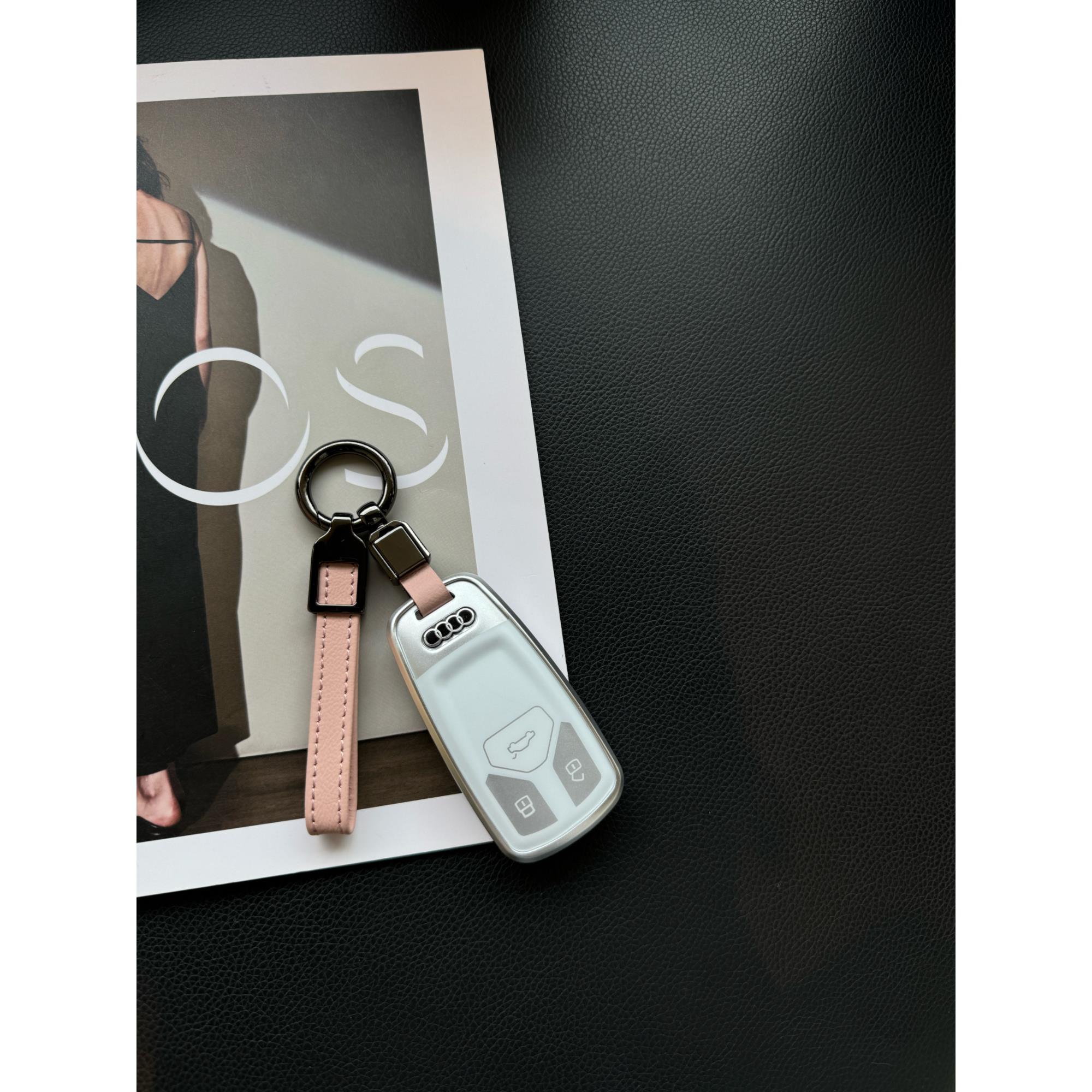 适用于奥迪A4L钥匙套Q5L汽车A5专用A6L A3 Q3 Q2L Q7 A8A7L