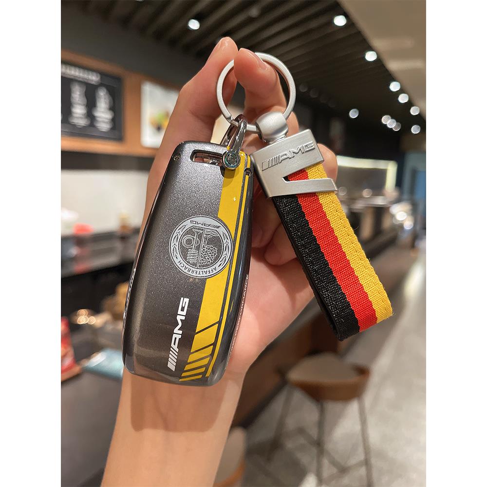 适用于奔驰钥匙扣e级E300L/E260L外壳c级C260L包A200L/Glc/Gle扣2