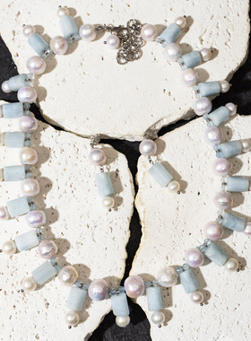 二梦三青【梦回奥斯曼】天然高级感手工饰品珍珠项链女时尚百搭款