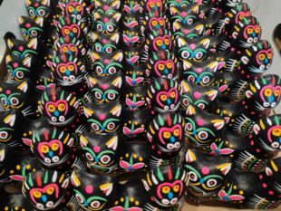 河南庙会非遗著名作家金波口中的一起长大的玩具泥泥狗—猫拉猴