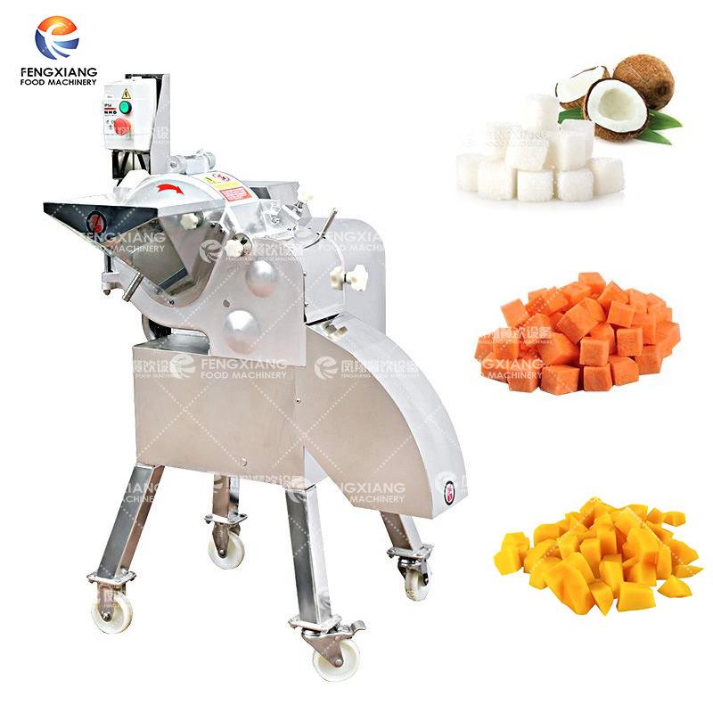 厂家直销果蔬切丁机大型商用椰子红薯药材三维切粒全自动切丁机