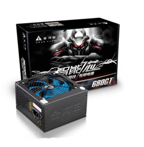 金河田智能芯680GT金牌台式机电脑电源主机电源额定500w峰值600w