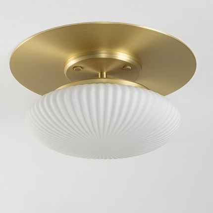 ziilamp 浮光吸顶灯 LED法式复古卧室灯吸顶灯设计感餐厅过道灯