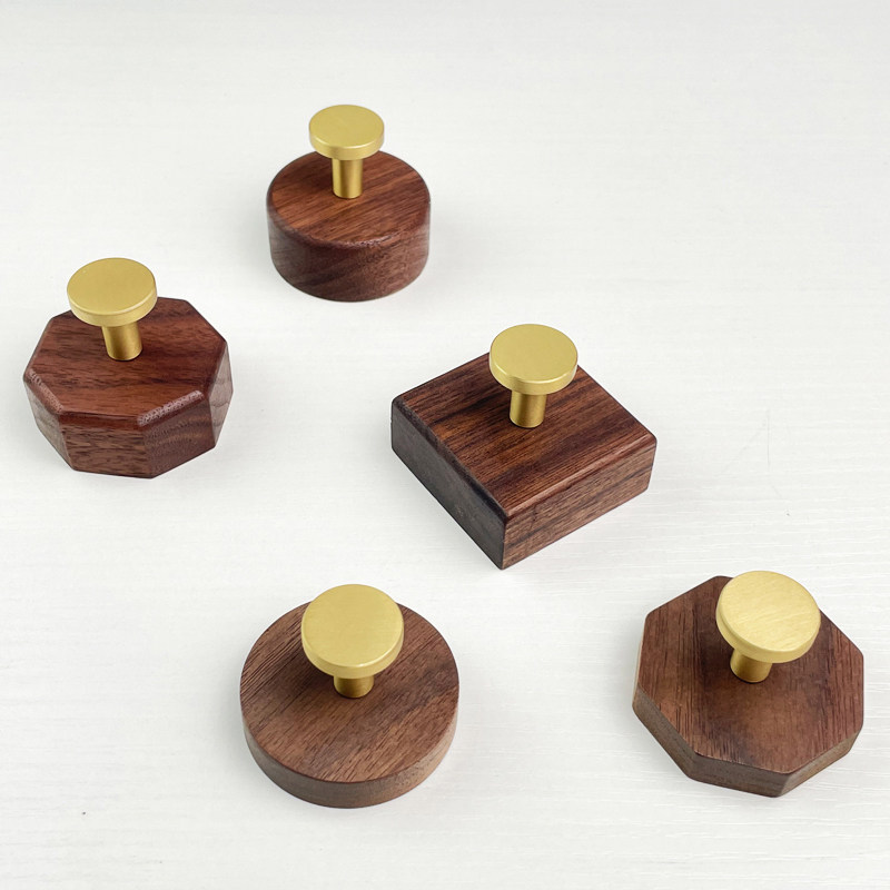 北欧黄铜胡桃木轻奢衣帽钩鞋柜挂衣钩进门玄关衣柜免打孔装饰挂钩,家居饰品,装饰挂钩,淘宝优惠券,粉丝福利购,淘宝优惠卷