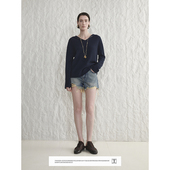 CONCISE 做旧毛边牛仔短裤 WHIT 简白26春夏新款