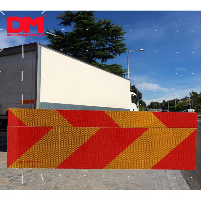 道明车辆尾部反光板 DM回型反光标识 3C货车尾部反光贴片VCDM-3斜