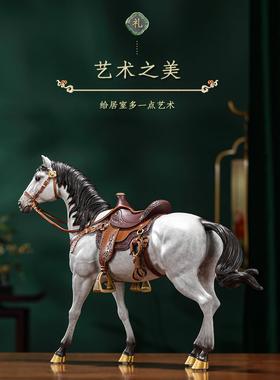 威弗列德办公室桌面装饰品马到成功乔迁开业礼品全铜神驹骏马摆件