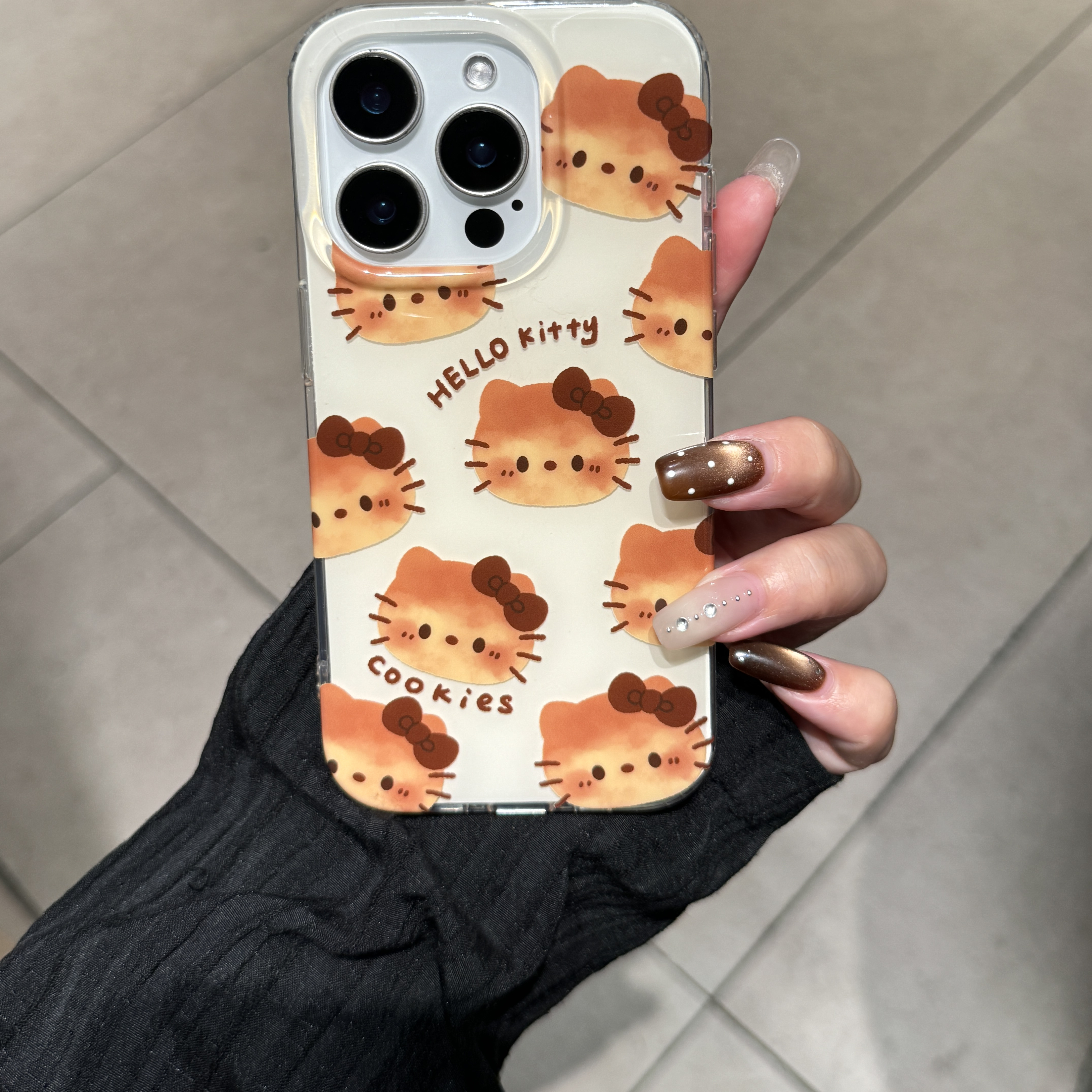 卡通可爱凯蒂猫饼干全包硅胶软壳