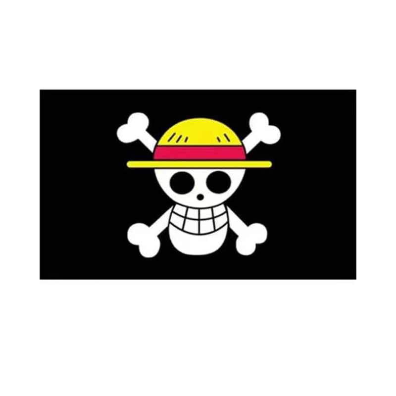 草帽海盗旗背景布宿舍改造装饰挂布动漫墙布男生床头布置挂毯