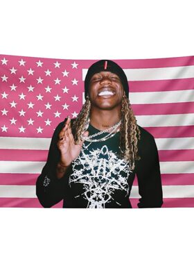 Destroy flag 明星图案旗帜横幅 3X5FT来图设计挂毯