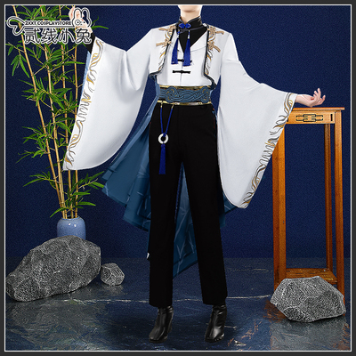 二线小兔明日方舟cos服2025音律联觉冰纹玉釉左乐cosplay衣装