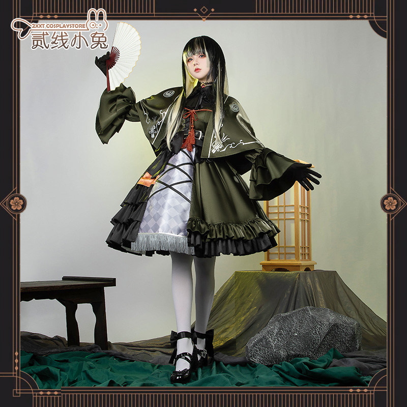二线小兔hololive VTuber儒乌风亭螺钿新衣服 cosplay服装