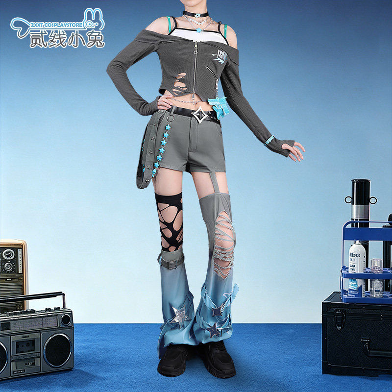 二线小兔虚拟主播cos服Y4T4 Rei7 cosplay服装