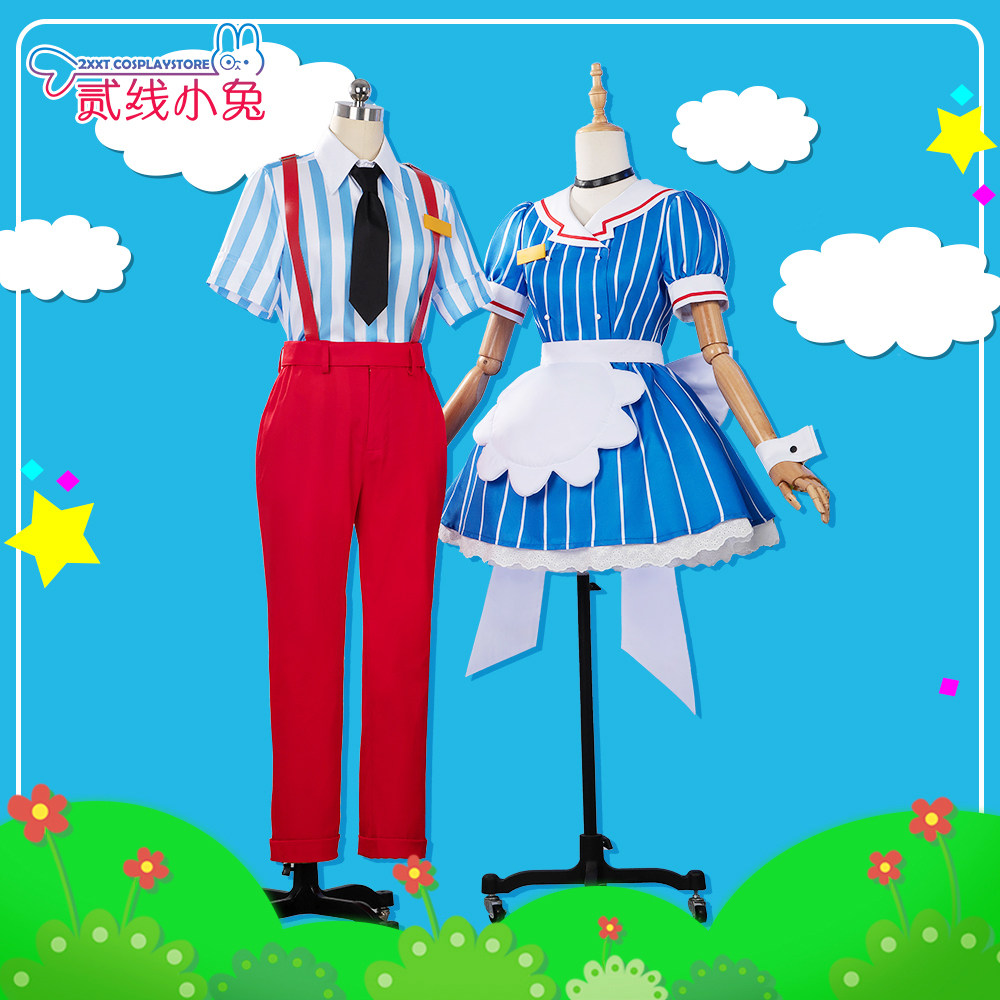 二线小兔催眠术初音未来cos重音teto测量仪mv 新衣装cosplay服装