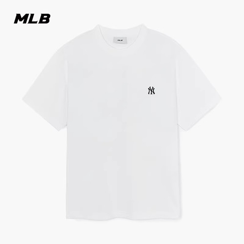 MLB情侣学院风休闲印花短袖T恤