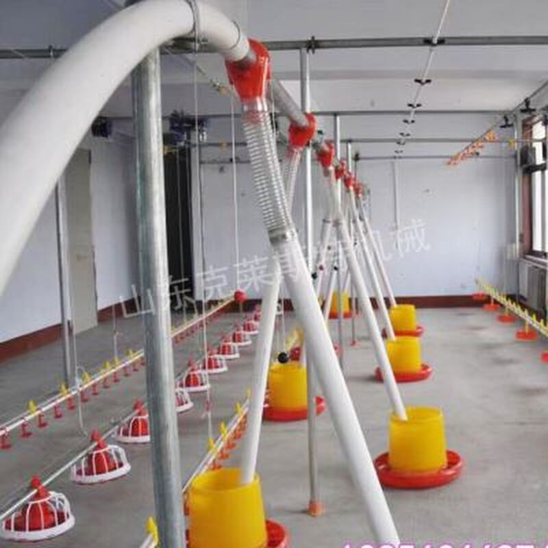 鸡鸭鹅用上料线蛟龙喂料投料机养殖场自动喂料机养殖加料投料设备