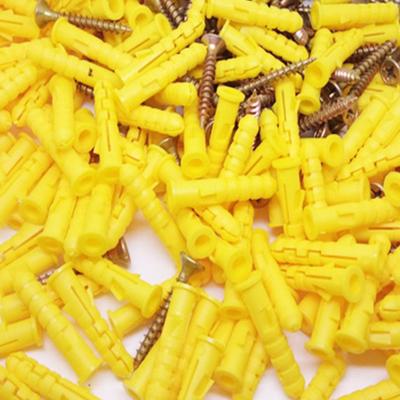美坚利 小黄鱼塑料胀塞 胀管 桶装膨胀管螺丝钉涨塞m6 m8 m10包邮