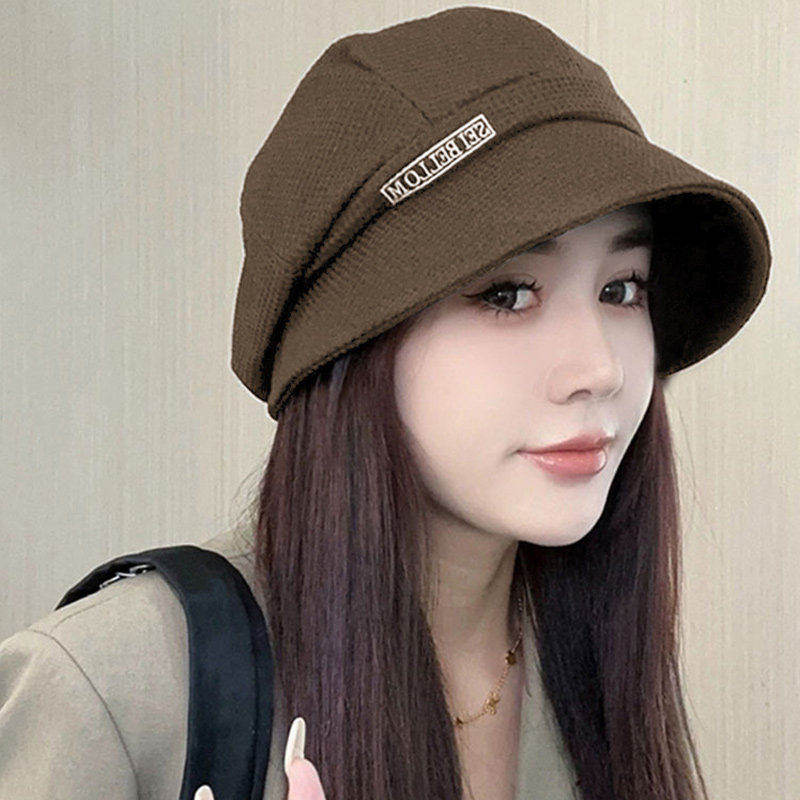 帽子女款2026新款巨好看渔夫帽瘦脸百搭鸭舌帽大头围显脸小高级感