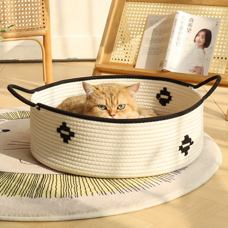 冬季编织猫窝四季通用耐抓耐磨