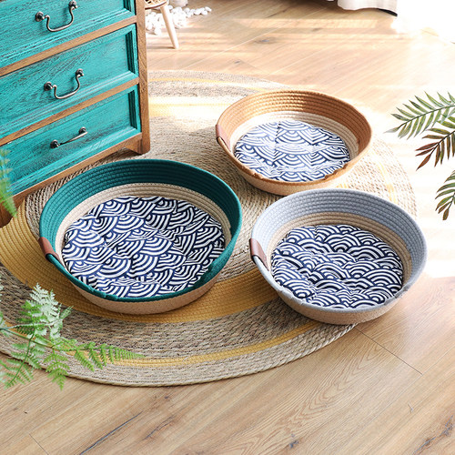 编织猫窝四季通用小主在上宠物窝