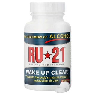 美国RU21解酒片解酒醒酒解酒酶药解酒灵安体普复合片喝酒前后宿醉