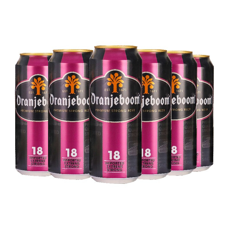 橙色炸弹啤酒烈性啤酒18度500mL*6罐德国进口高度强劲啤酒聚会